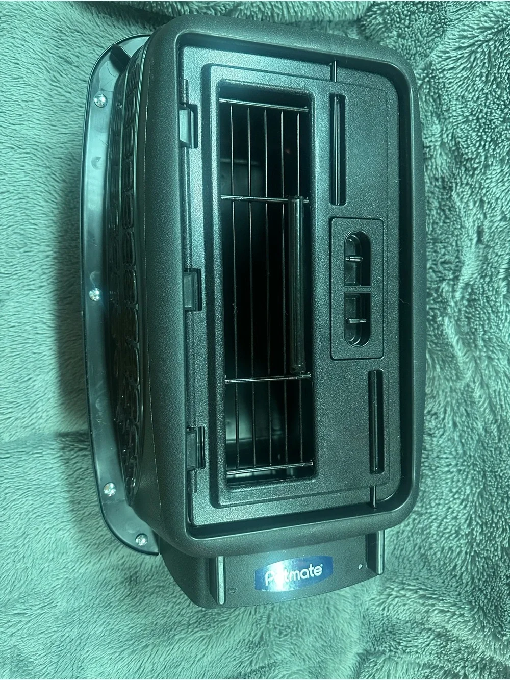 Black 2-Door Small Pet Kennel